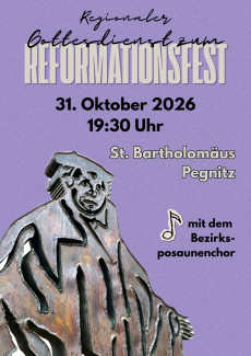 Reformationsgottesdienst der Region