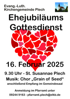 Gottesdienst zum Ehejubiläum