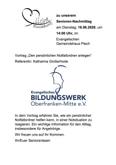 Seniorennachmittag Juni 2026