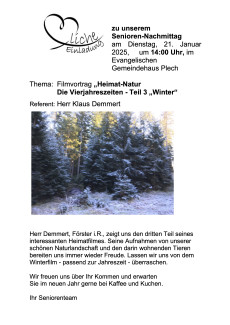 Seniorennachmittag Film "Winter"