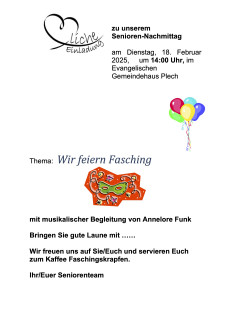 Seniorenfasching