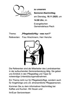 Seniorennachmittag November