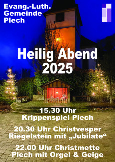 Heilig Abend in Plech 