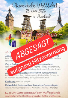 Absage Wallfahrt