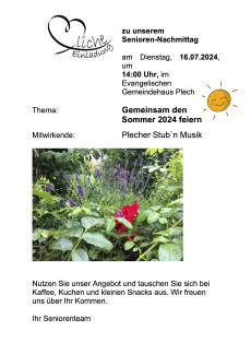 Sommerfest Senioren